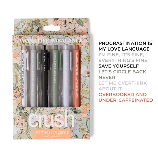 Say What?! Quote Pen Set - 3 options