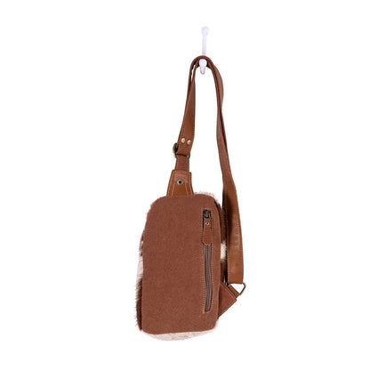 Robnette Ranch Fanny-Pack Myra Bag In Caramel & White