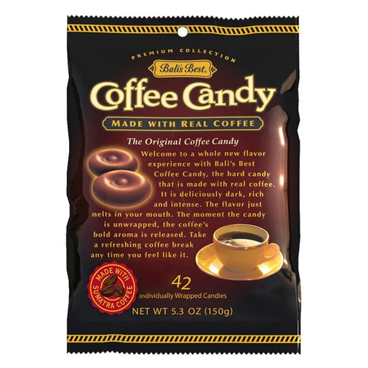 Bali's Best Coffee Candy 5.3 oz Bag