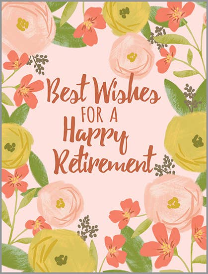 Retirement Greeting Card - Sweet Little Roses