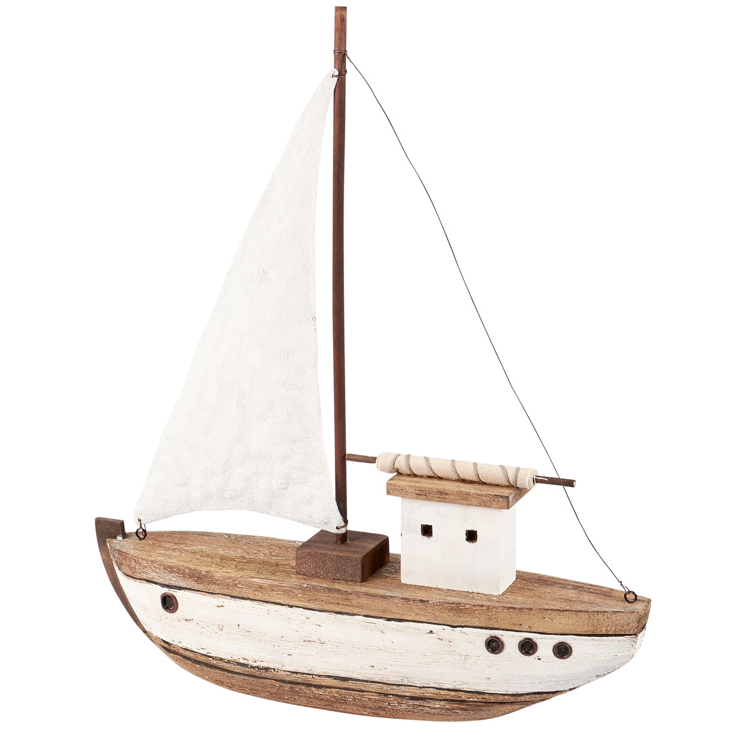 Rustic Wooden Sailboat