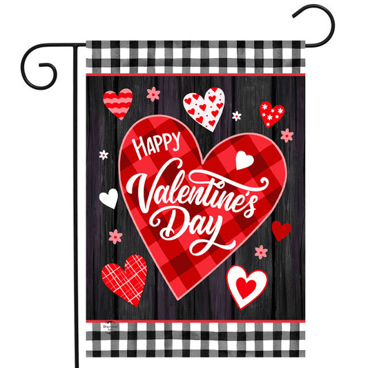 Scattered Hearts Garden Flag