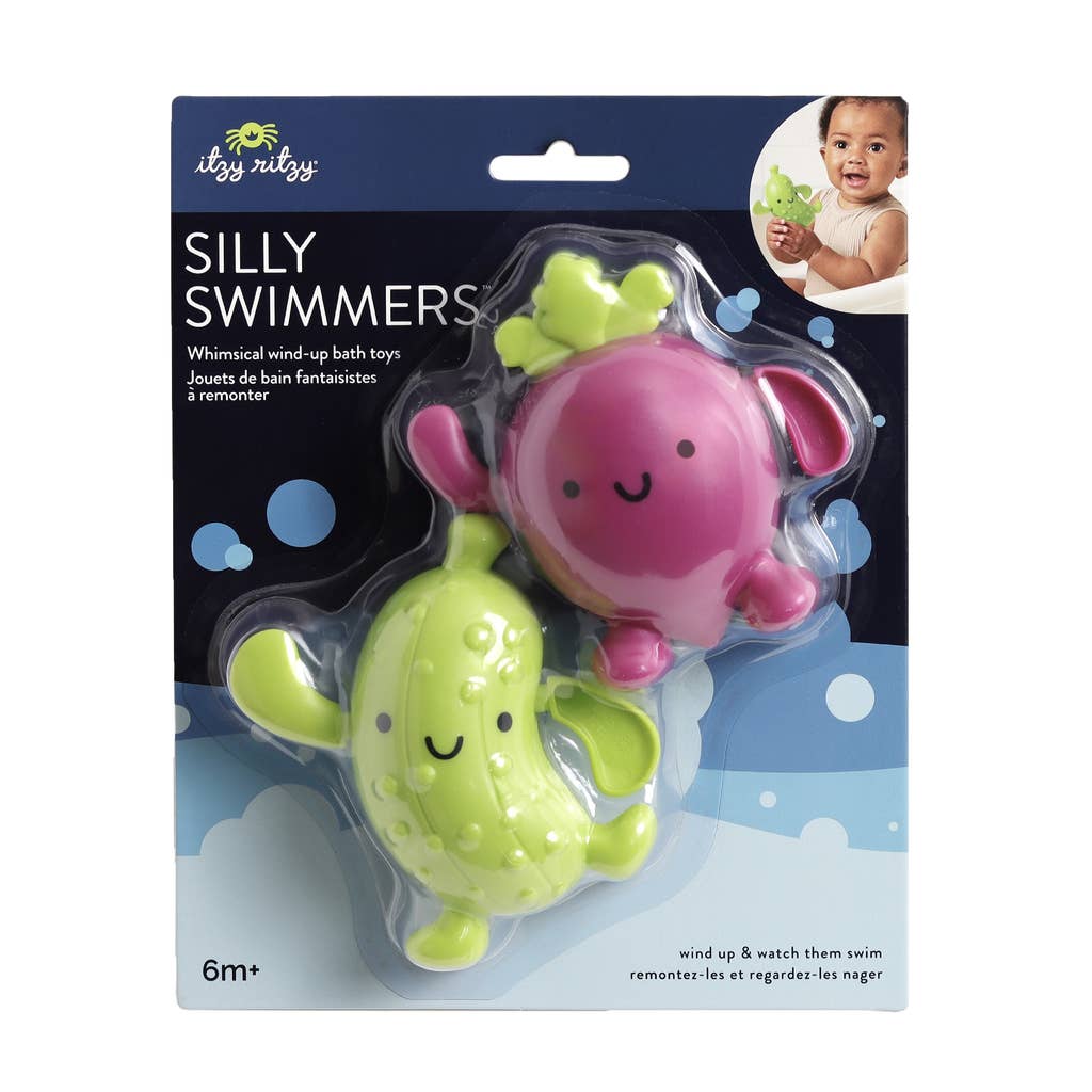Itzy Ritzy Silly Swimmers Wind Up Bath Toys