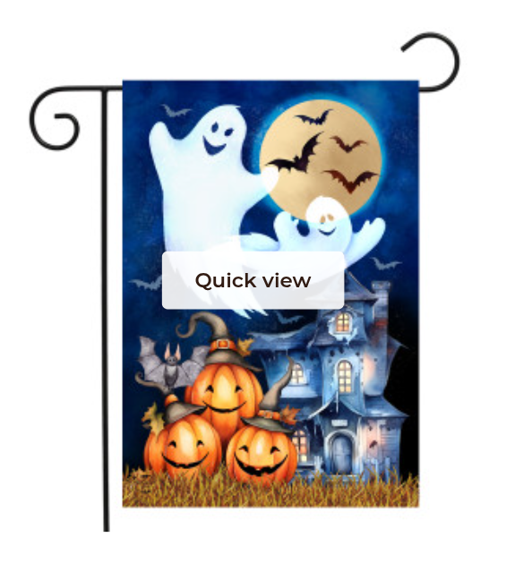 Halloween Haunts Garden Flag
