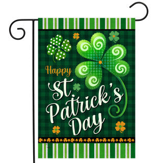 Happy St. Patrick's Day Garden Flag