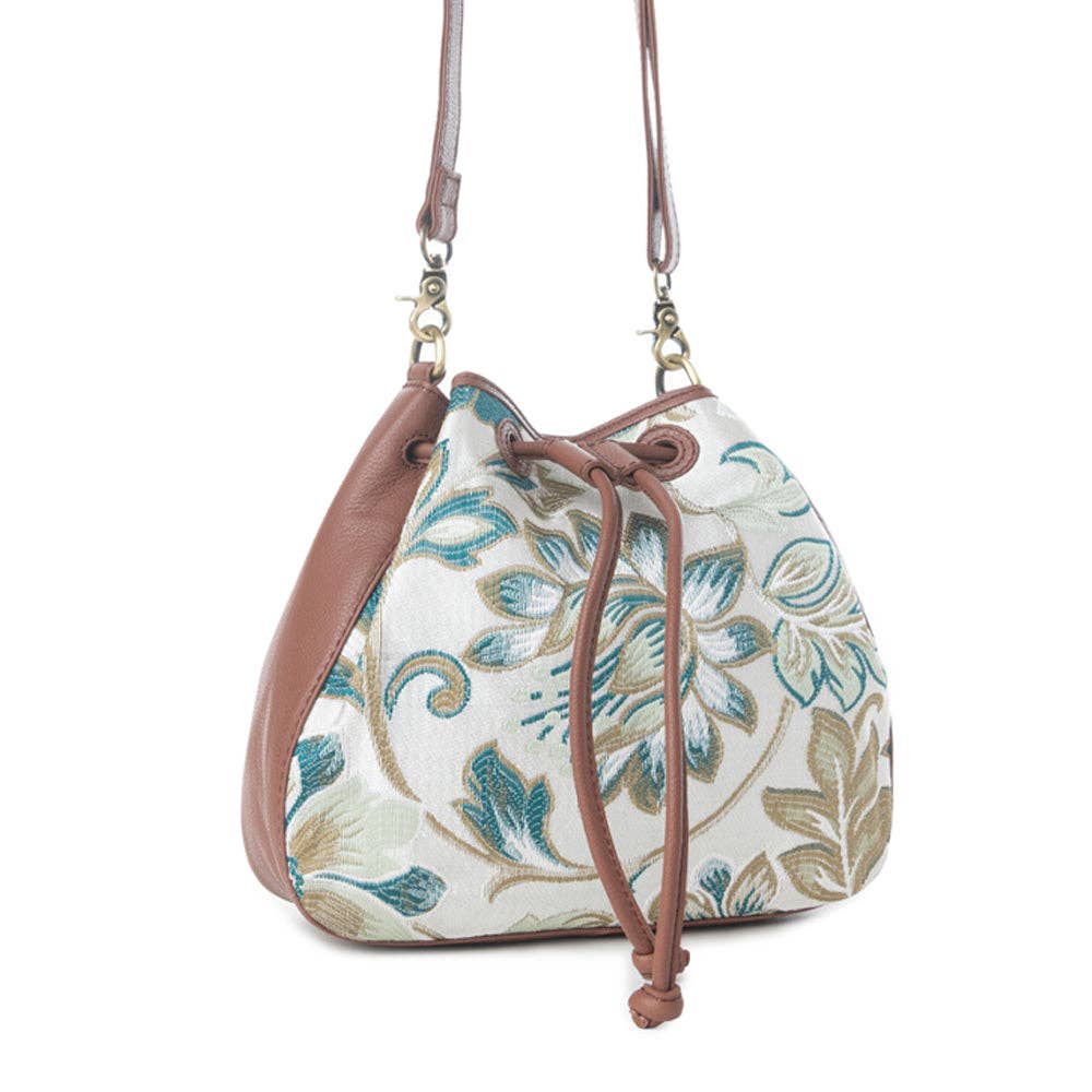 Old Soul Bucket Bag in Alpine White - Myra