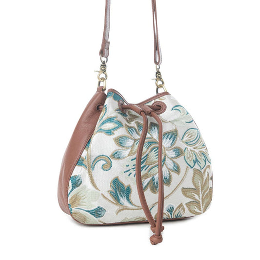 Old Soul Bucket Bag in Alpine White - Myra
