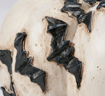 Let's Go Batty - Resin Pumpkin with Bats