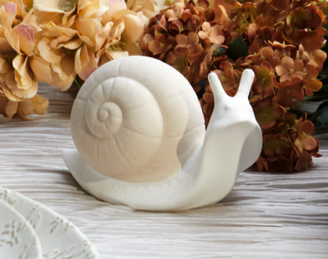 Stoneware Snail Figurine