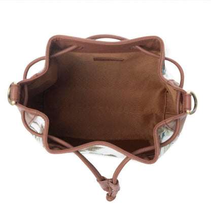 Old Soul Bucket Bag in Alpine White - Myra