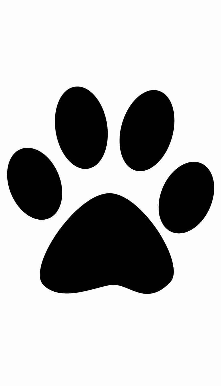 Paw Print Signature Sign Icon - Custom Decor